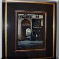 A35. "La Miniature Suite" Limited edition signed serigraph triptych of door scenes by Thomas Pradzynski 